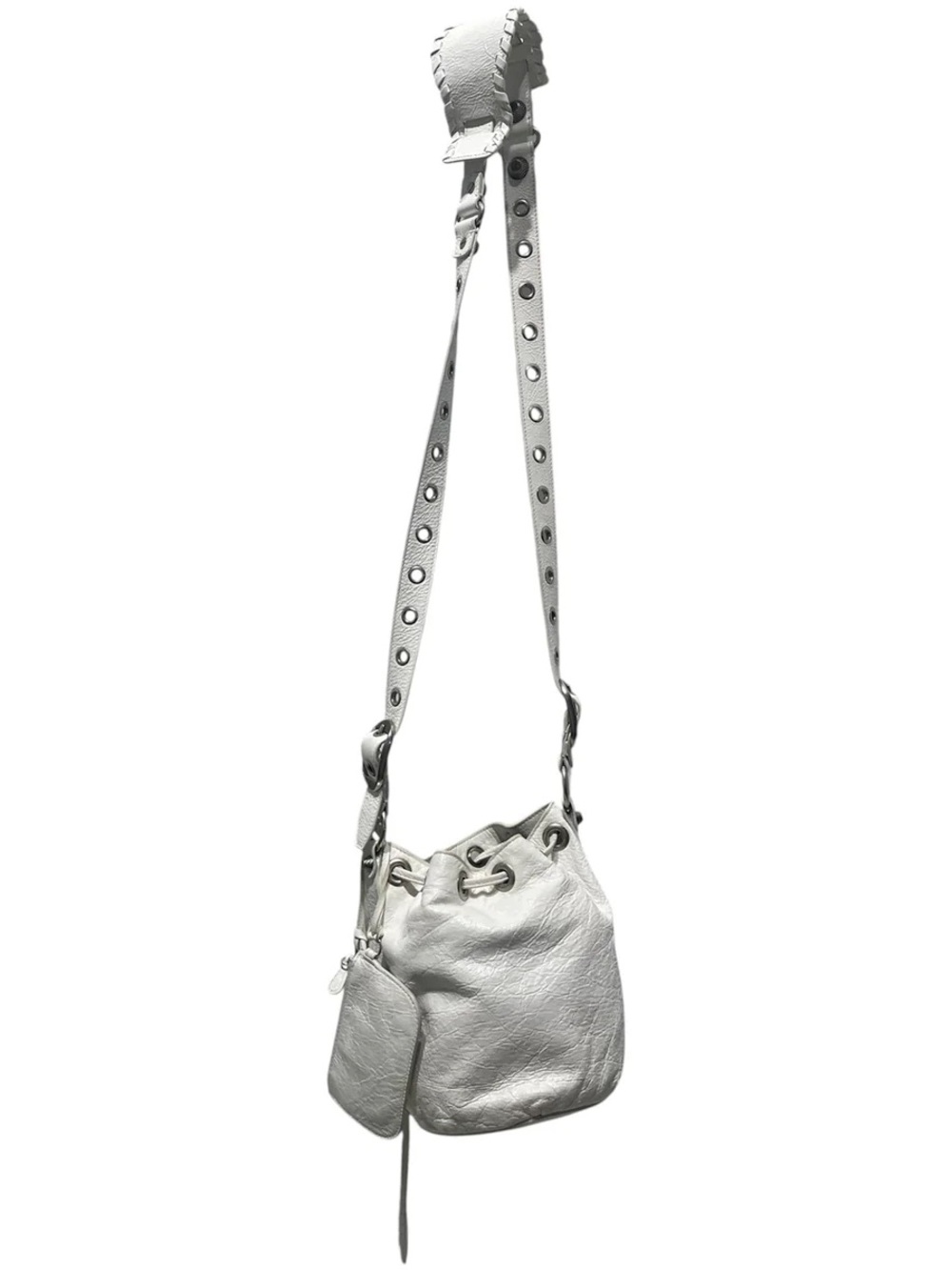 BALENCIAGA/Cross Body Bag/Leather/WHT/Le Cagole
XS Bucket - Picture 2 of 6